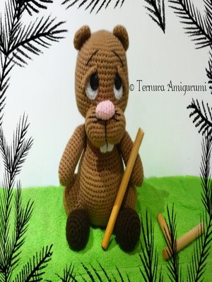 crochet pattern Sweet beaver - ebook